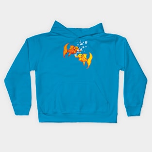 Gold fish Kids Hoodie